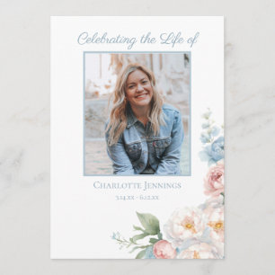 Mjuk, blå Blommigt, funktionsmakro Program