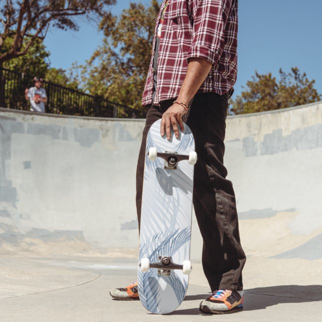 Mjuk blå ludd Handflatan Bliss 1 Mini Skateboard Bräda 18,5 Cm (Utomhus 2)