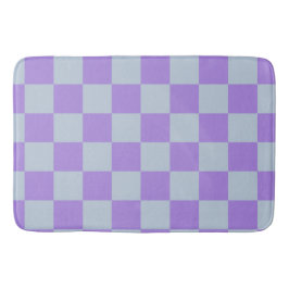 Mjuk blå och lavender Kontrollerad Badrumsmatta