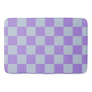 Mjuk blå och lavender Kontrollerad Badrumsmatta