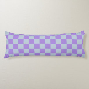 Mjuk blå och lavender Kontrollerad Kroppskudde
