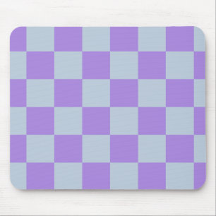 Mjuk blå och lavender Kontrollerad Musmatta