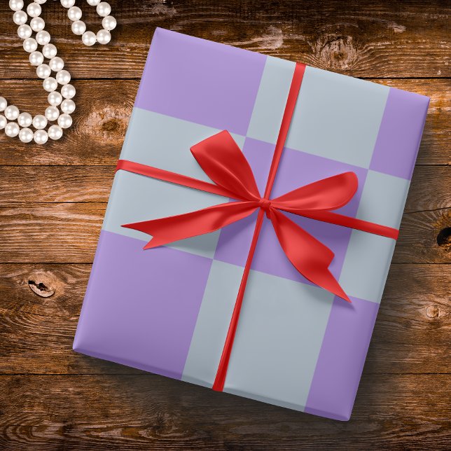 Mjuk blå och lavender Kontrollerad Presentpapper (Skapare uppladdad)