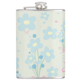 Mjuk blå och Rosa harmoni Fickplunta