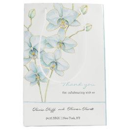 Mjuk blå orchid Bröllop