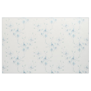Mjuk blå Orchid Fabric Tyg