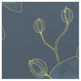 Mjuk blå Orchid Fabric Tyg