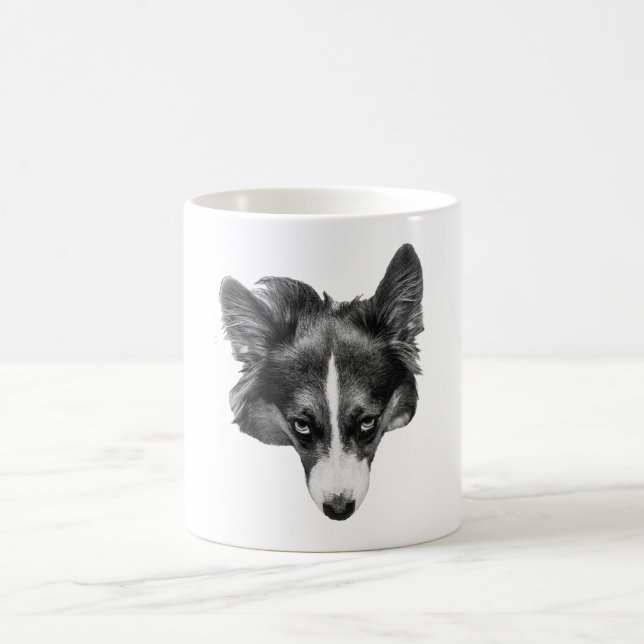 mjuk blick corgi lugn kaffemugg (Center)