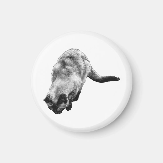 Mjuk blick, lugn påminnelse magnet (Framsidan)
