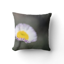 Mjuk blomfotografering kastkudde – Minimalistisk