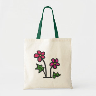 Mjuk blomma tygkasse