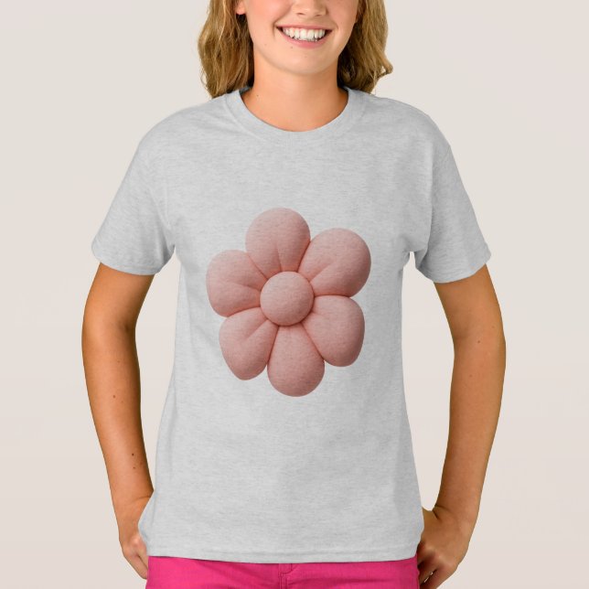 Mjuk Blommar En snygg naturgrej T Shirt (Framsida)