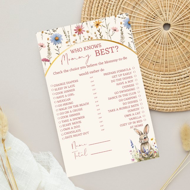 Mjuk Blommigt Neutralt som känner Mamma bäst Flygblad (Skapare uppladdad)