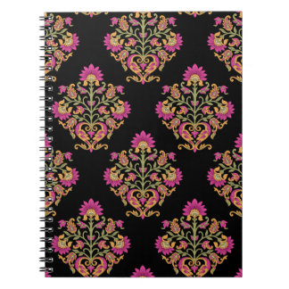 Mjuk blommigt, sömlös design. anteckningsbok
