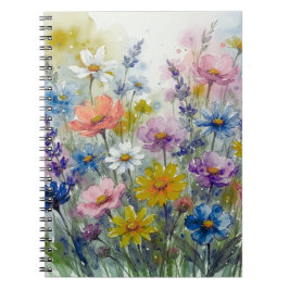 Mjuk blomster Mönstersamling Anteckningsbok