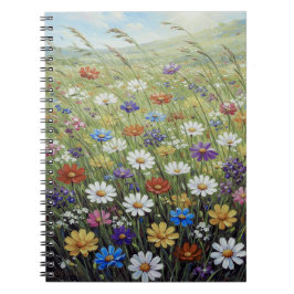 Mjuk blomster Mönstersamling Anteckningsbok