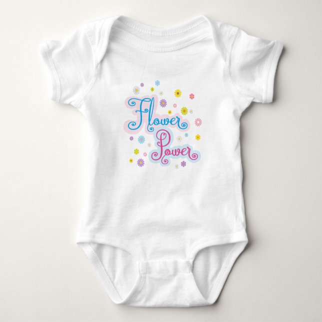Mjuk blomsterkraft t shirt (Framsida)
