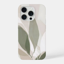 Mjuk botanisk abstrakt med salvia – lugn modern or