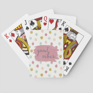 Mjuk bra Vibes för Deco dropp Casinokort