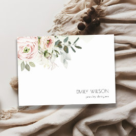 Mjuk Chic  Rosa Peony Leafy botaniska Blommigten Post-it Block