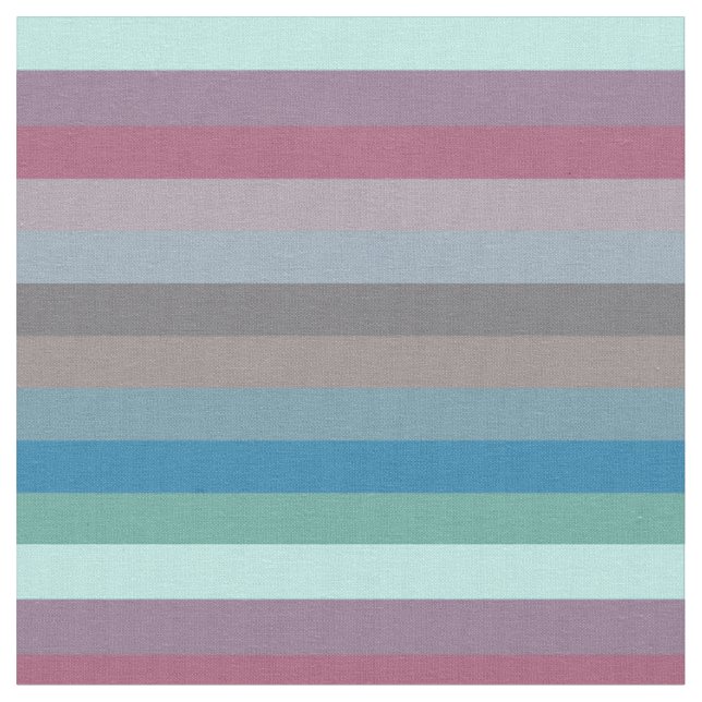 Mjuk Eklektisk Dämpad Pastell- och Juvelrandmönste Tyg (Närbild)