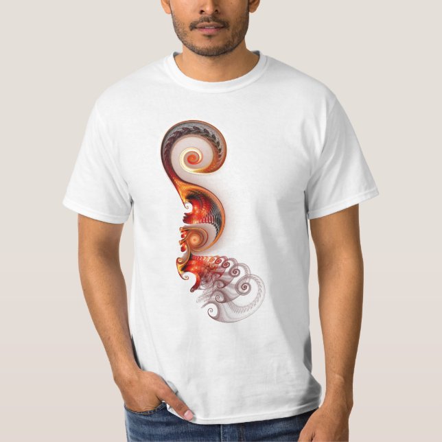 Mjuk elegans tee shirt (Framsida)