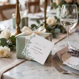 Mjuk Elegant Estetisk Klassisk Minimal Bröllop Gåvor Etiketter