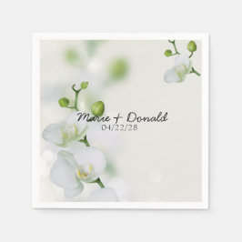 Mjuk Elegant Orchid Pappersservett