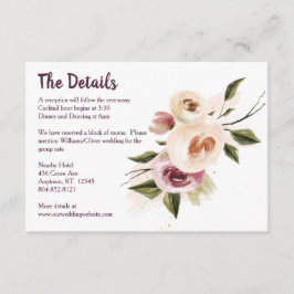 Mjuk Elegant Ro Burgundy Cream Ram Tilläggskort