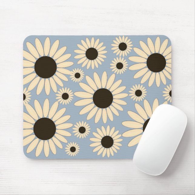 Mjuk Empress Florals Strålande Kejsarinna Musmatta (Med mus)