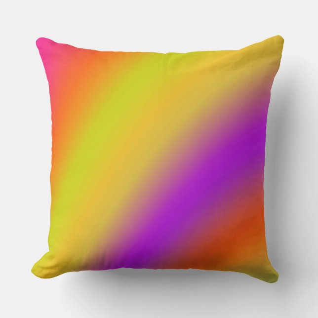 Mjuk Färg-blandning 171116(01) Kudde (Framsida)