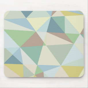 Mjuk Färg-geometrisk modern Mönster Musmatta
