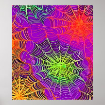 Mjuk Färg: Spindelnät Art