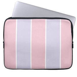Mjuk färg Vertikal randig mönsterdesign Laptop Fodral