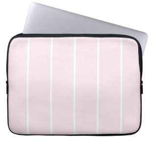 Mjuk färg Vertikal randigt mönster design Laptop Fodral