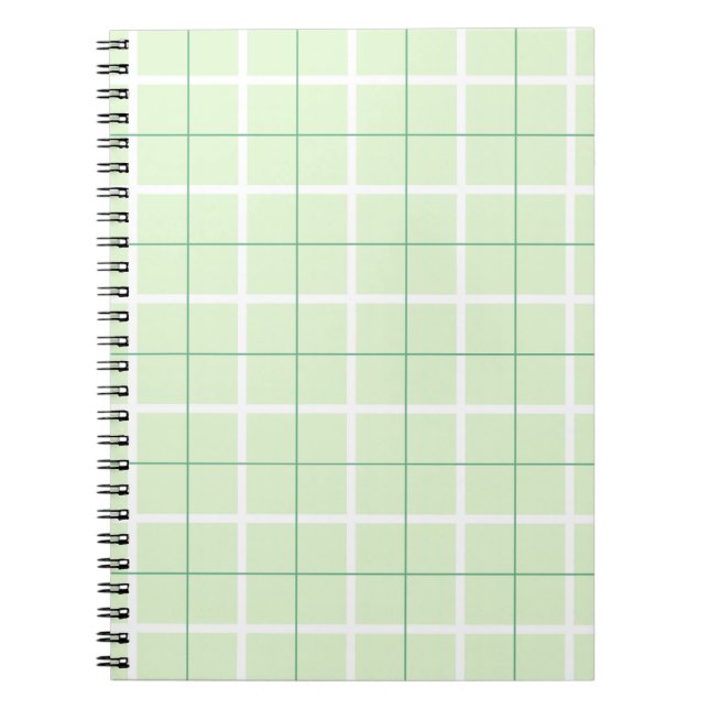Mjuk färg Vertikal randmönster Punktdesign Anteckningsbok (Framsidan)
