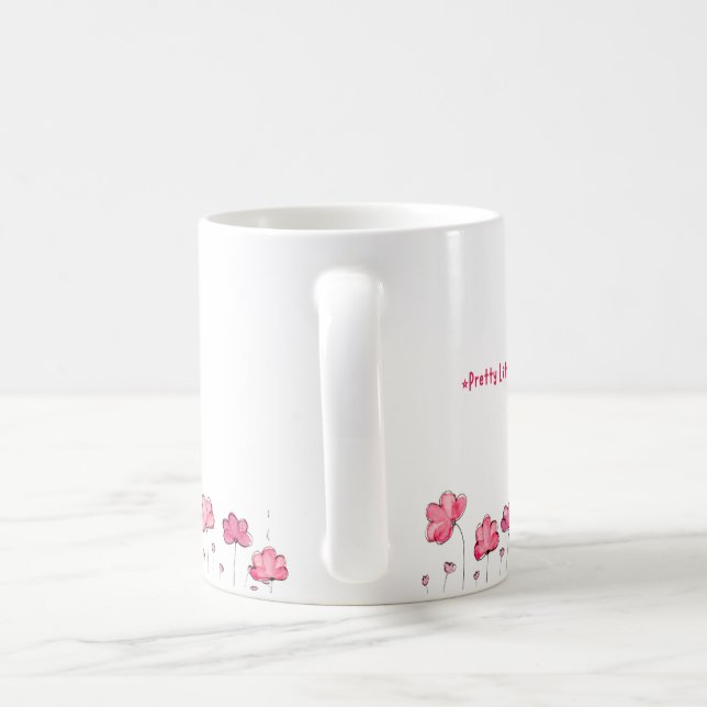 Mjuk flicka Coquette-mugg 𝜗𝜚𐙚 Kaffemugg (Handtag)