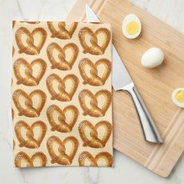 Mjuk förtzel med salt kökshandduk