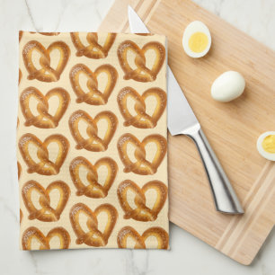Mjuk förtzel med salt kökshandduk