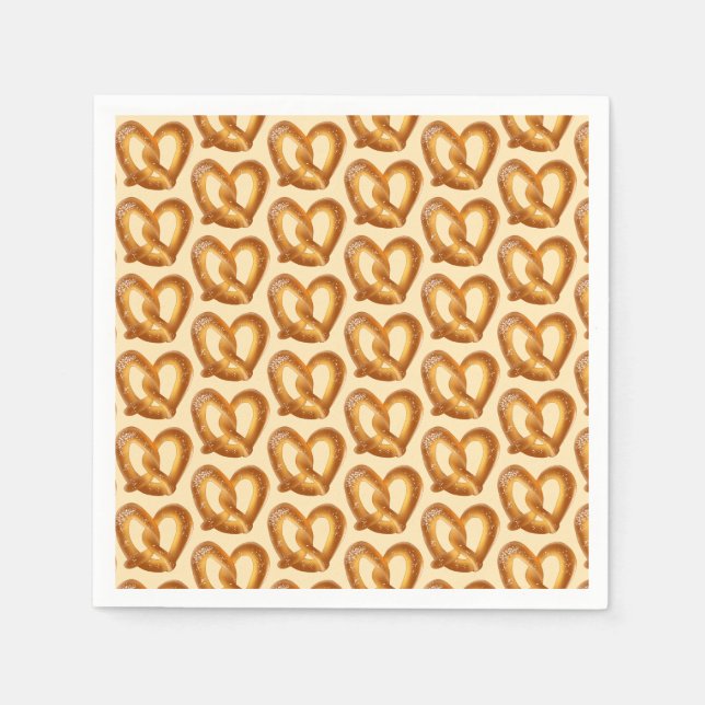 Mjuk förtzel med salt pappersservett (Framsidan)