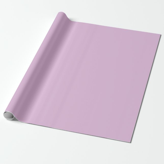 Mjuk Fransk Lilac Solid Färg Presentpapper (Utrullad)