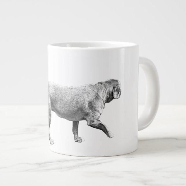 mjuk frostig gång jumbo mugg (Framsida höger)
