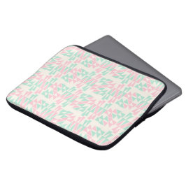 Mjuk geometrisk pastell laptop fodral