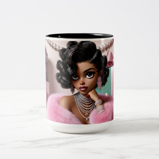 Mjuk Glam  Två-Tonad Mugg (Center)