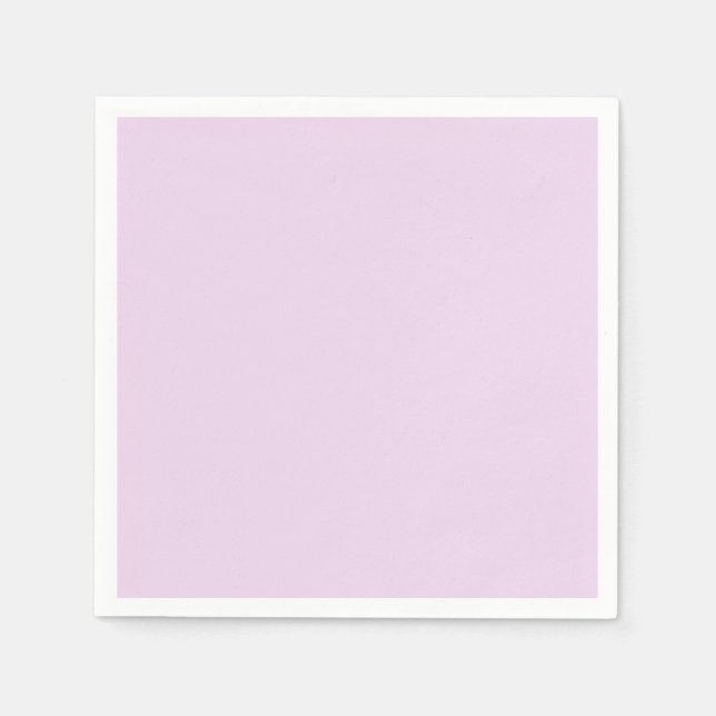 Mjuk Glamour - Mauve Elegans Solid Pappersservett (Framsidan)