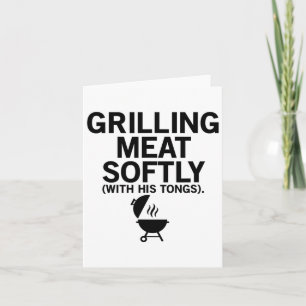 Mjuk grillning av Kött med hans tongflock Bbq Part Kort