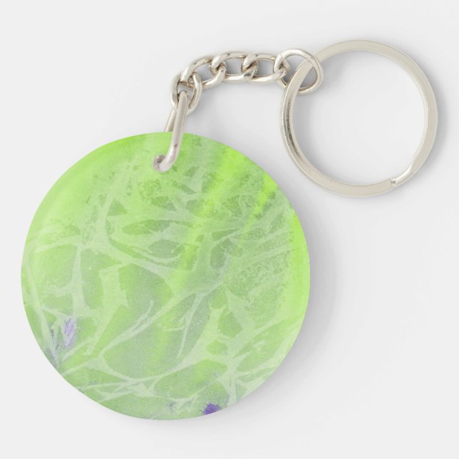 Mjuk grön och lavendel harmoni (Baksidan)
