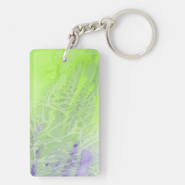Mjuk grön och lavendel harmoni (Baksidan)