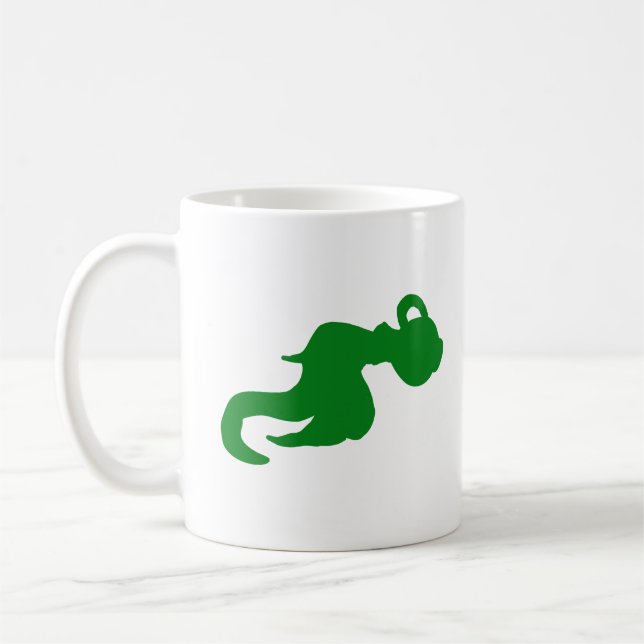Mjuk Grön Vattenspridare Design Mugg (Vänster)