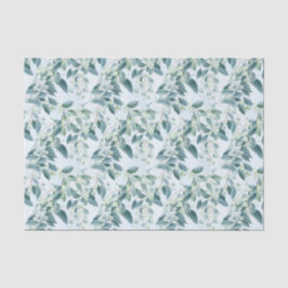 Mjuk Grönt Eucalyptus Watercolor-stil
